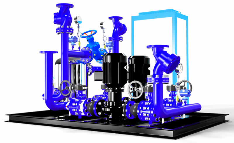 高區(qū)直連加壓混水設備